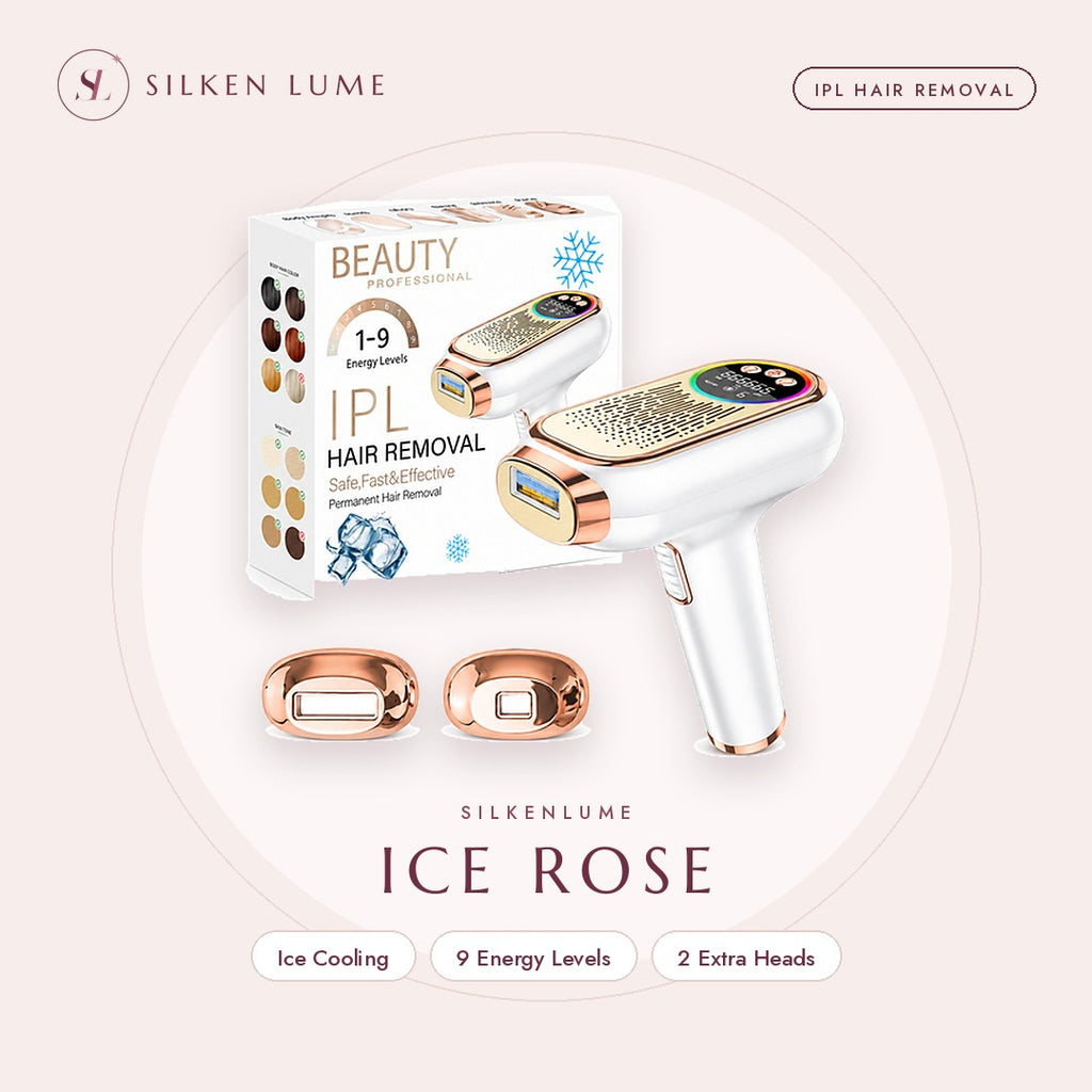 SilkenLume Ice Rose IPL hair removal device key features