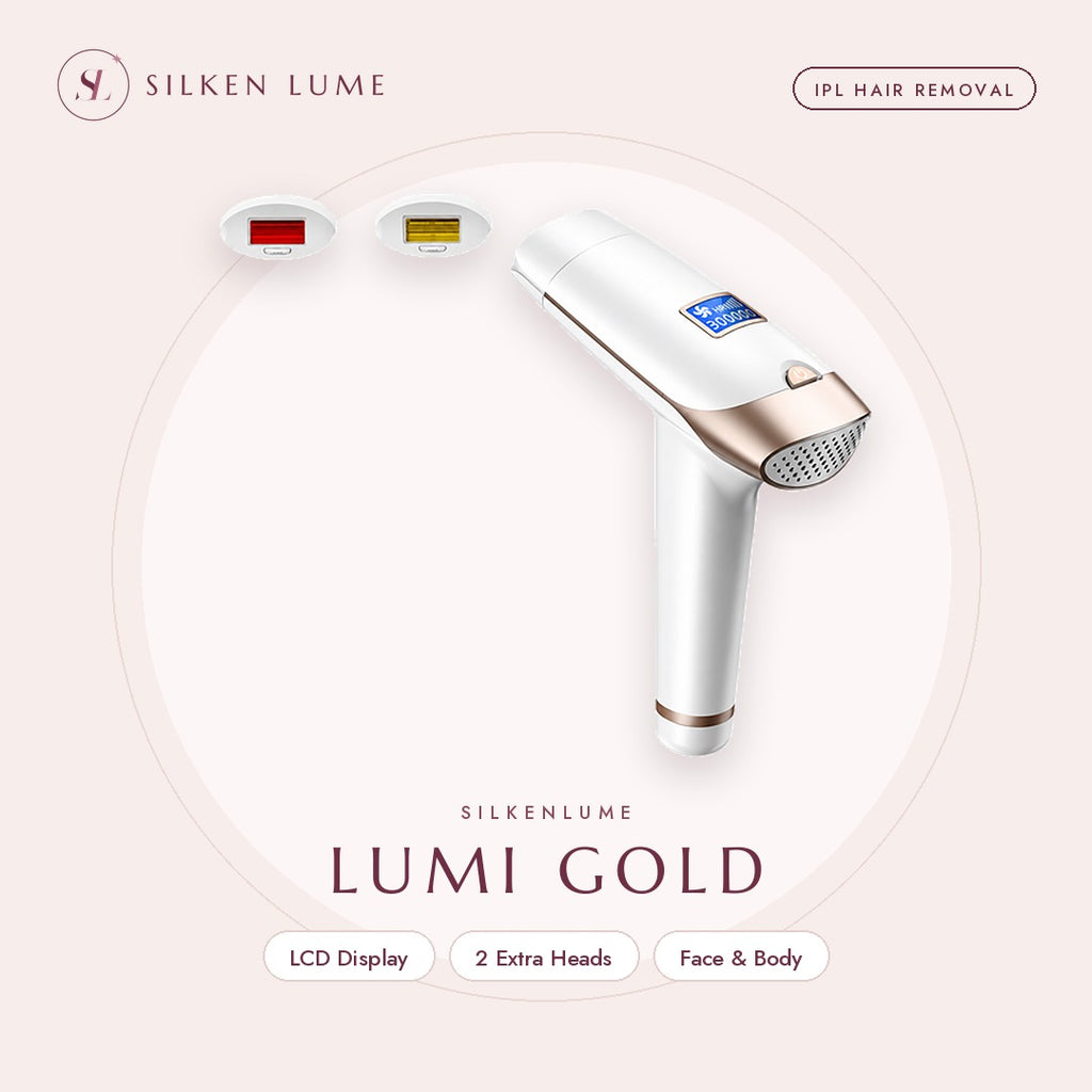 SilkenLume Lumi Gold IPL hair removal device key features