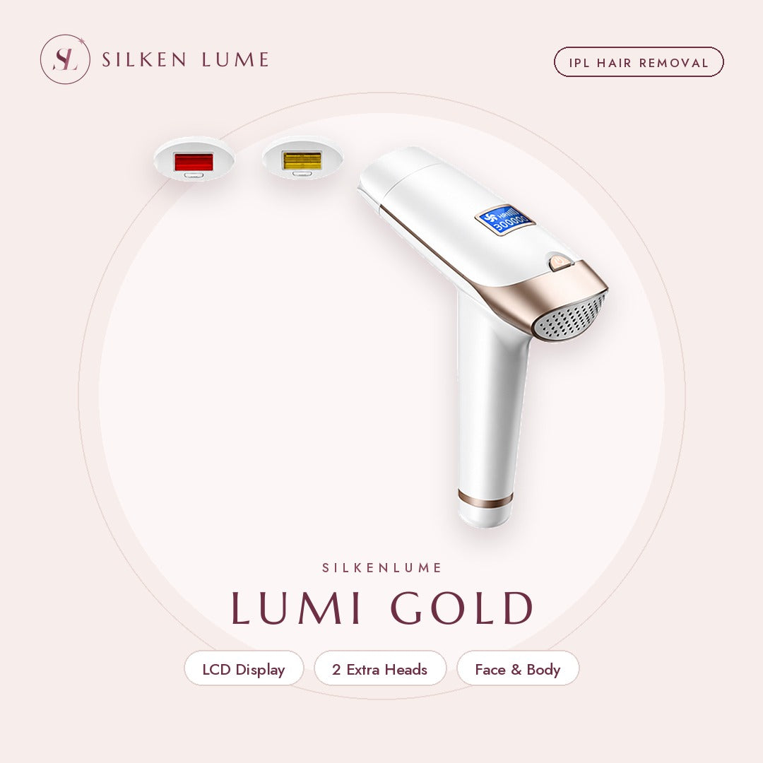 SilkenLume Lumi Gold IPL hair removal device key features