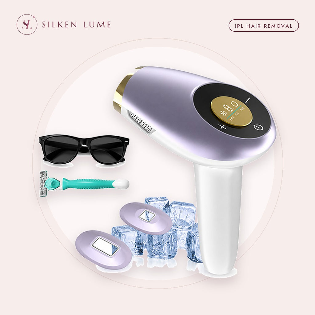 SilkenLume Ice Lilac IPL hair removal device
