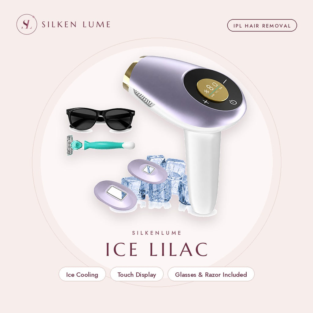 SilkenLume Ice Lilac IPL hair removal device key features