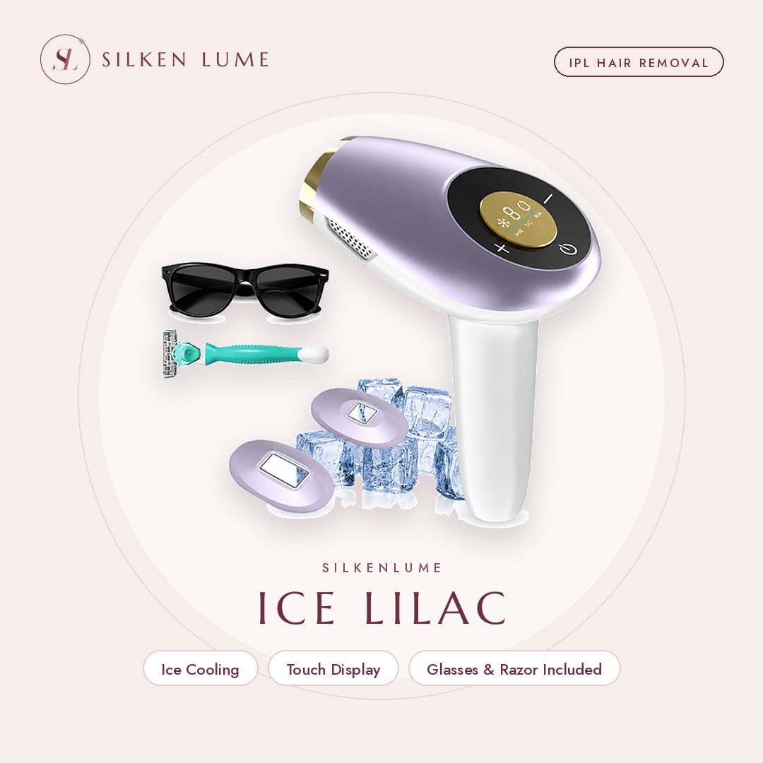 SilkenLume Ice Lilac IPL hair removal device key features