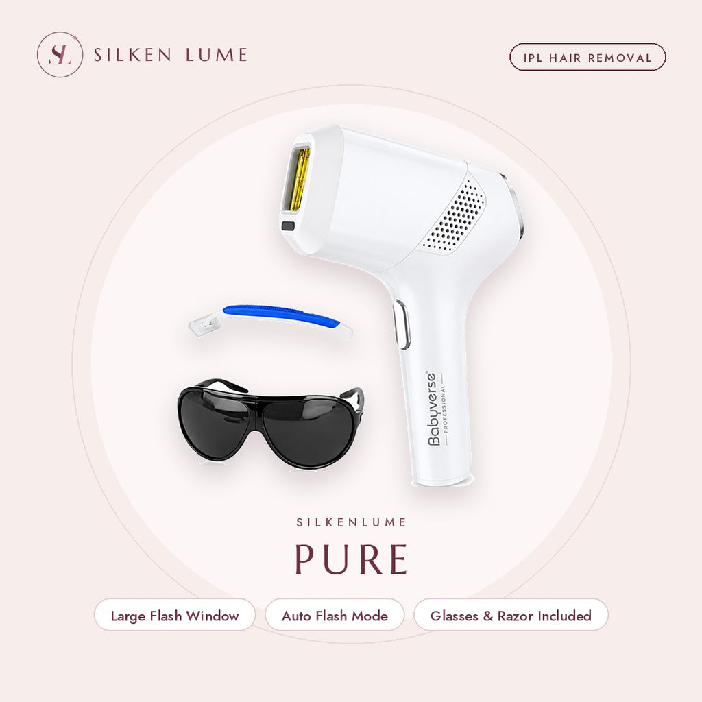 SilkenLume Pure IPL hair removal device key features