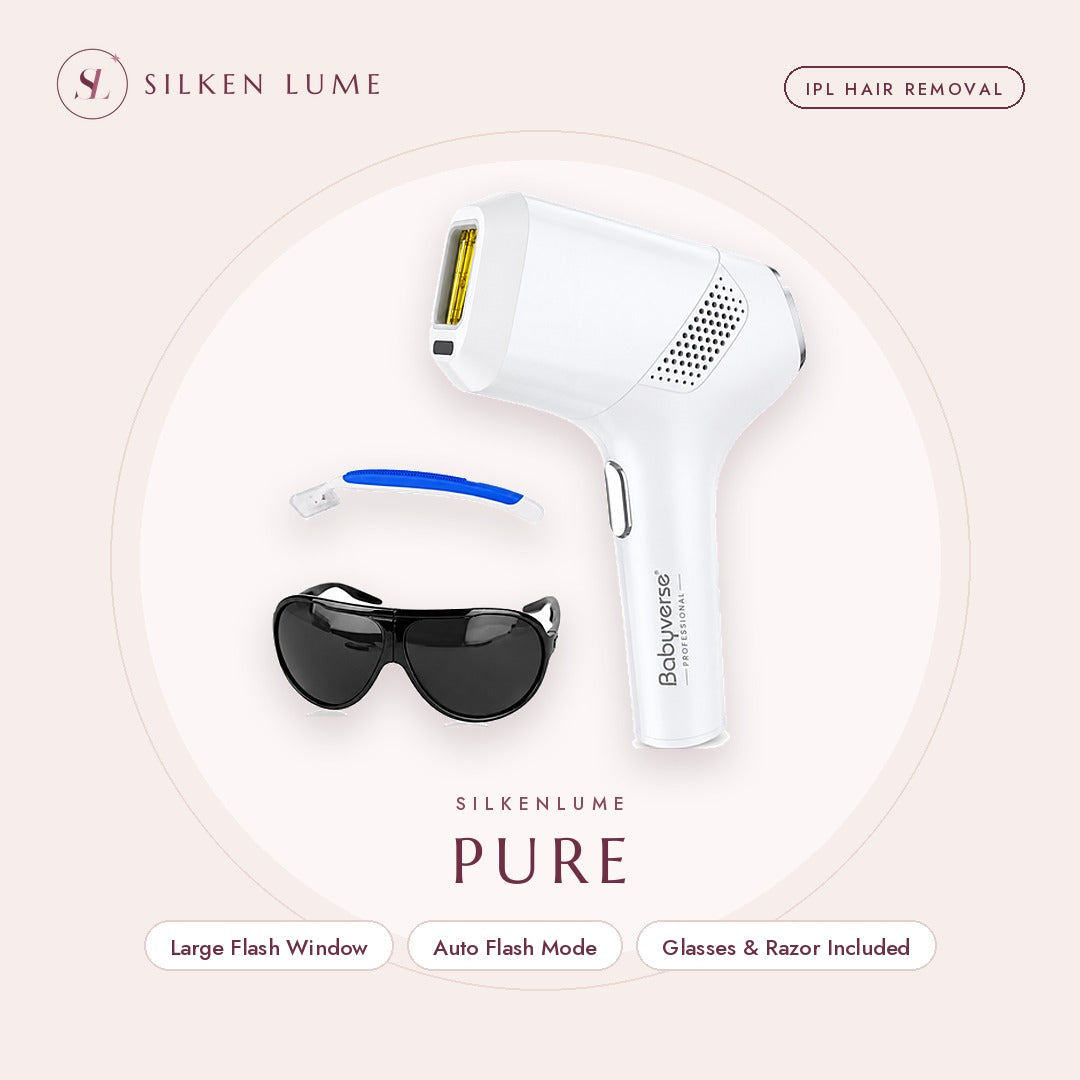 SilkenLume Pure IPL hair removal device key features