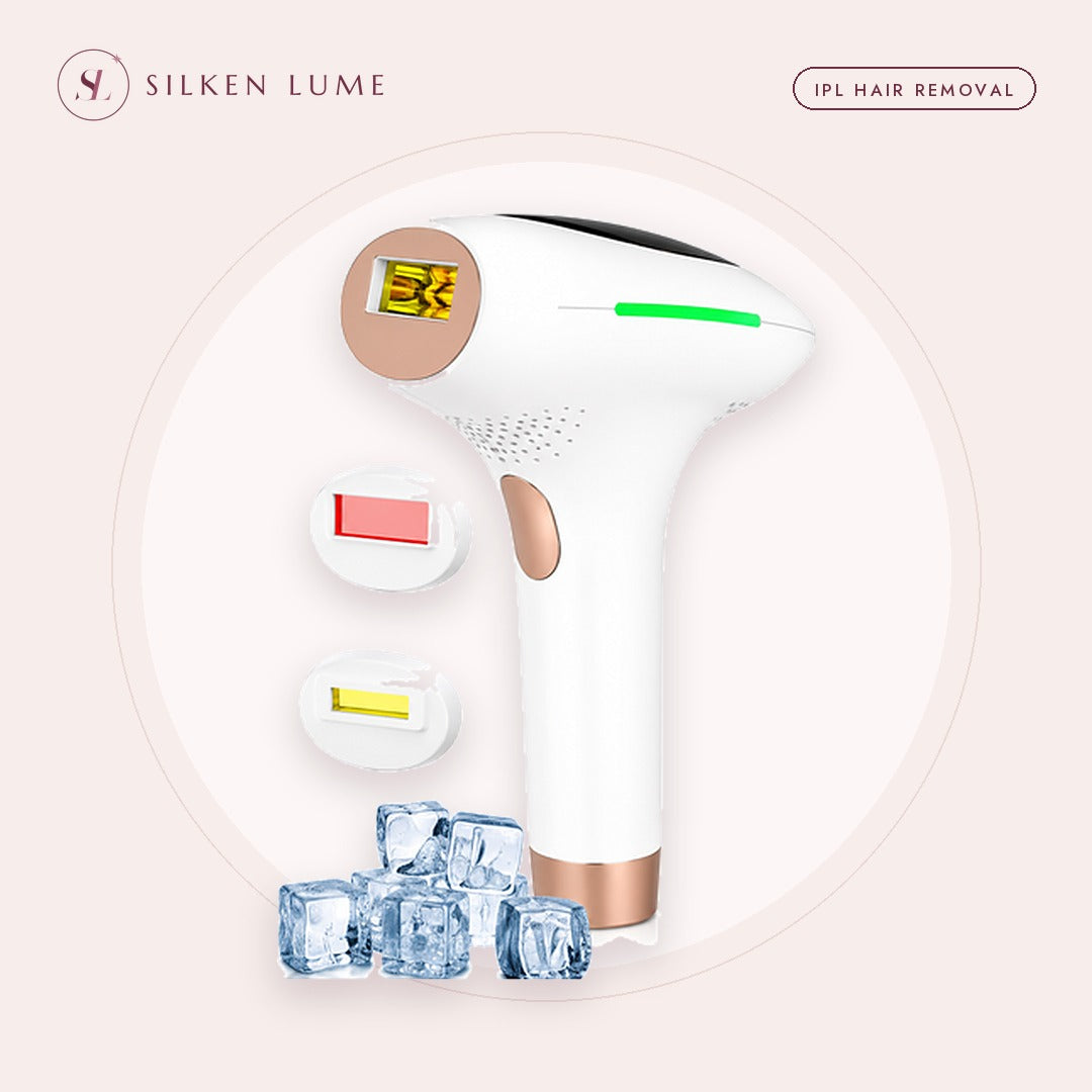 SilkenLume Glow Ice IPL hair removal device